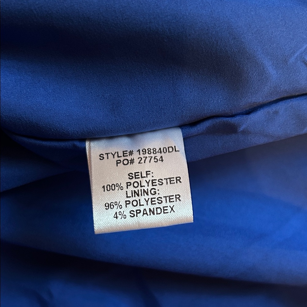 Skies Are Blue Royal Blue Long Sleeve Tiered Maxi Dress - Picture 7 of 8